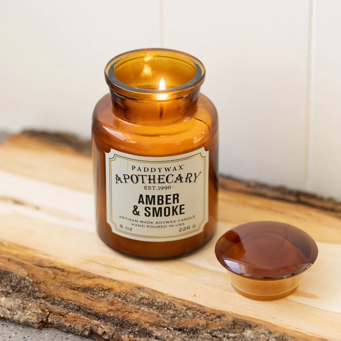 Paddywax Apothecary Duftlys - Amber and Smoke