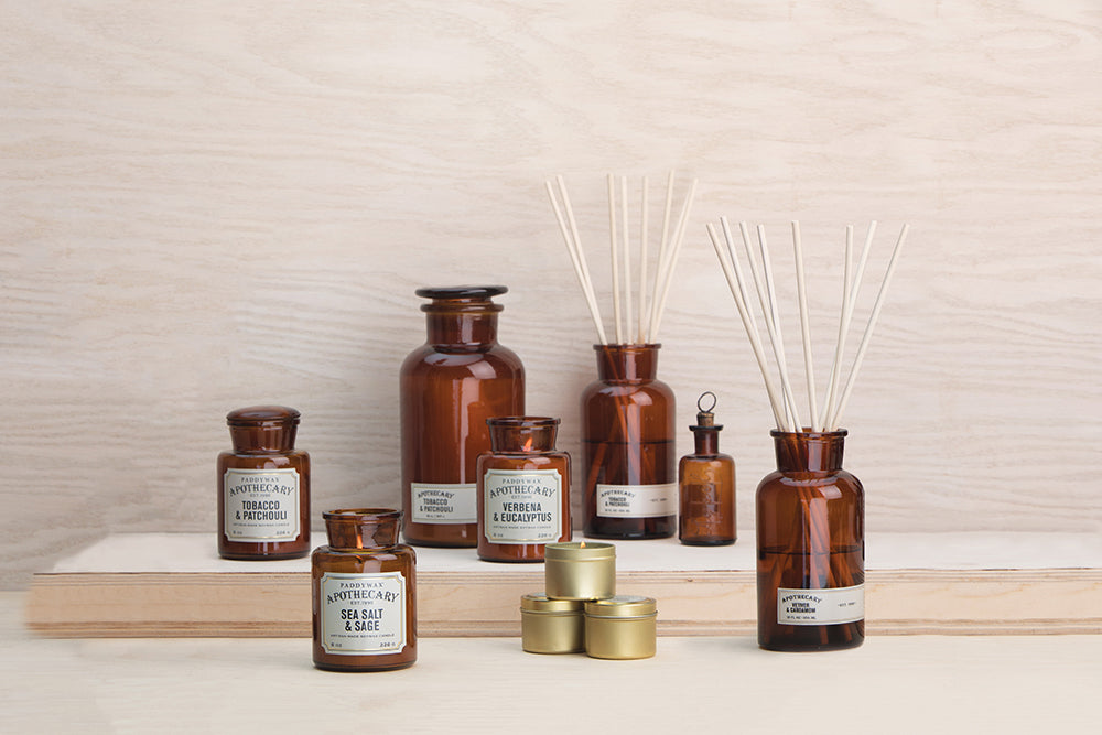 Paddywax Apothecary Duftlys - Vetiver and Cardamom