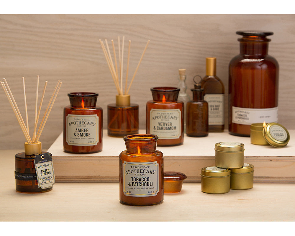 Paddywax Apothecary Duftlys - Vetiver and Cardamom