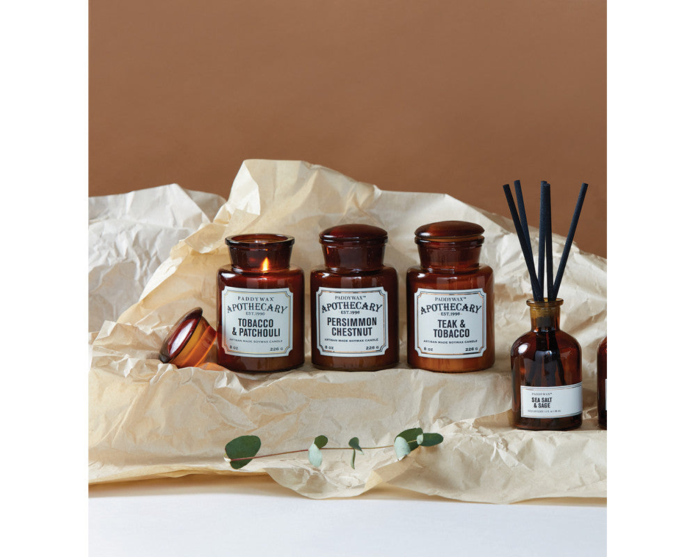 Paddywax Apothecary Duftlys - Tobacco and Patchouli