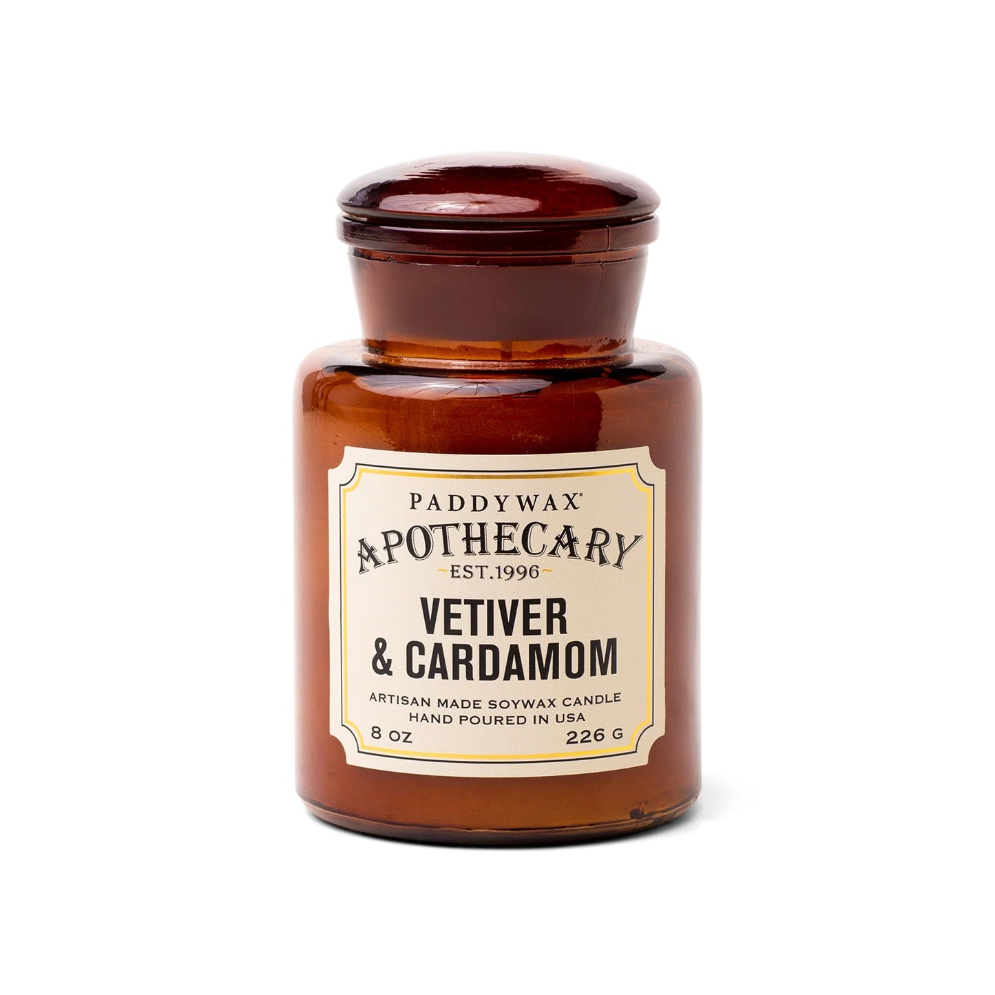 Paddywax Apothecary Duftlys - Vetiver and Cardamom