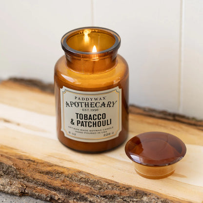 Paddywax Apothecary Duftlys - Tobacco and Patchouli
