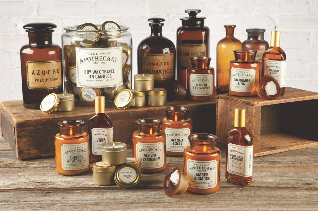 Paddywax Apothecary Duftlys - Amber and Smoke - Design Bazaar